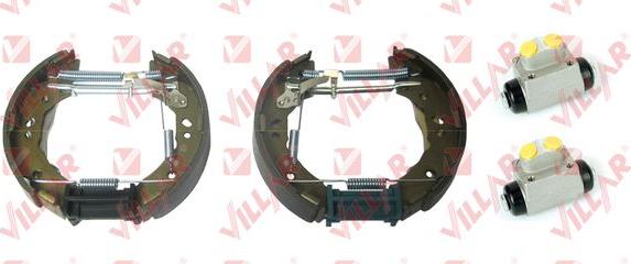 Villar 608.9411 - Комплект тормозных колодок, барабанные autospares.lv