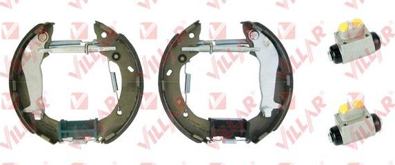 Villar 608.9412 - Комплект тормозных колодок, барабанные autospares.lv