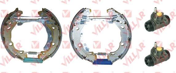 Villar 608.9423 - Комплект тормозных колодок, барабанные autospares.lv