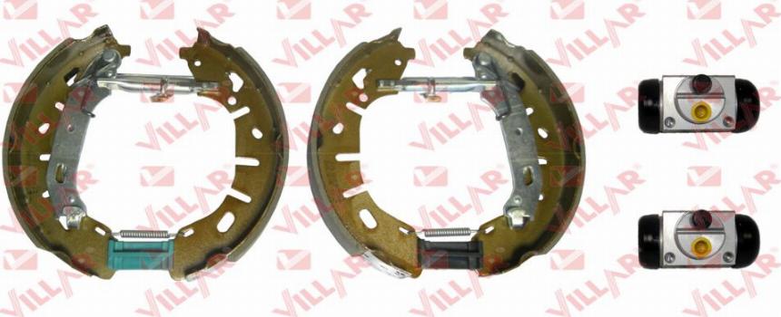 Villar 608.9008 - Комплект тормозных колодок, барабанные autospares.lv