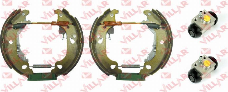 Villar 608.9010 - Комплект тормозных колодок, барабанные autospares.lv