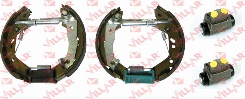 Villar 608.9012 - Комплект тормозных колодок, барабанные autospares.lv