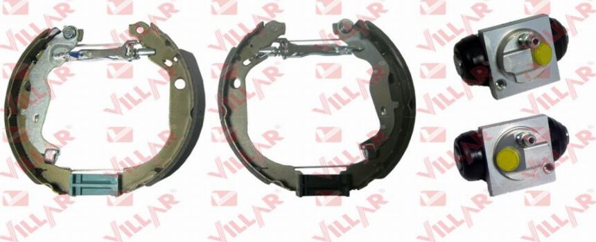 Villar 608.9017 - Комплект тормозных колодок, барабанные autospares.lv