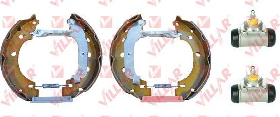 Villar 608.9108 - Комплект тормозных колодок, барабанные autospares.lv