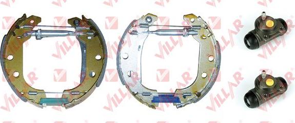 Villar 608.9129 - Комплект тормозных колодок, барабанные autospares.lv