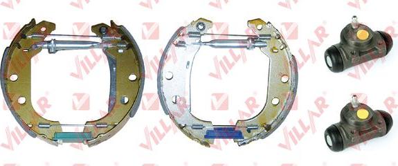 Villar 608.9966 - Комплект тормозных колодок, барабанные autospares.lv