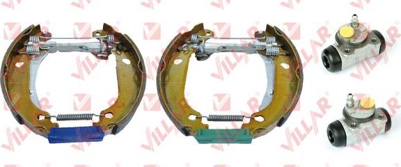 Villar 608.9898 - Комплект тормозных колодок, барабанные autospares.lv