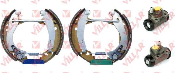 Villar 608.9881 - Комплект тормозных колодок, барабанные autospares.lv