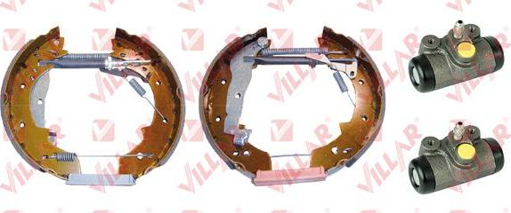 Villar 608.9835 - Комплект тормозных колодок, барабанные autospares.lv