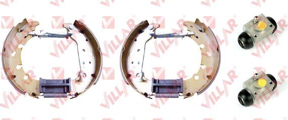 Villar 608.9344 - Комплект тормозных колодок, барабанные autospares.lv