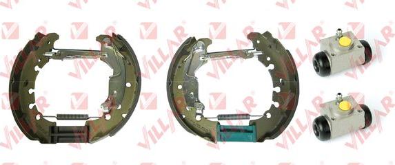 Villar 608.9363 - Комплект тормозных колодок, барабанные autospares.lv