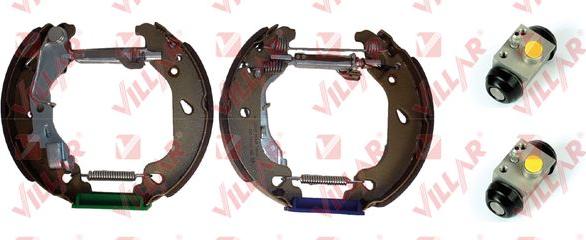 Villar 608.9371 - Комплект тормозных колодок, барабанные autospares.lv