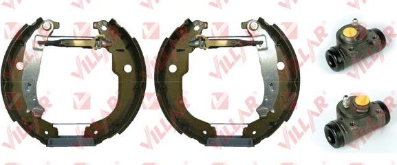 Villar 608.9265 - Комплект тормозных колодок, барабанные autospares.lv