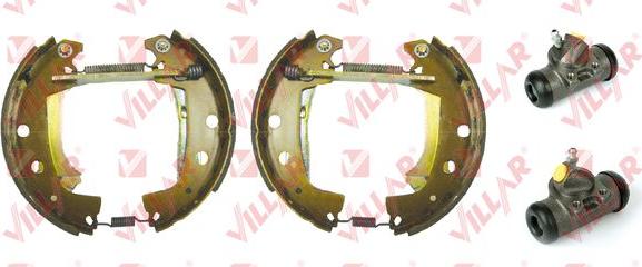 Villar 608.9262 - Комплект тормозных колодок, барабанные autospares.lv