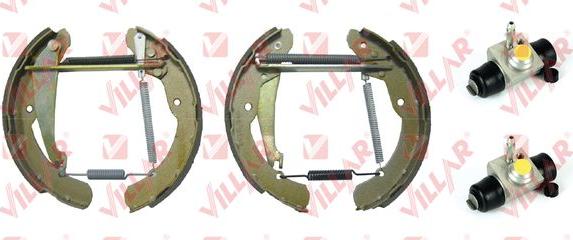 Villar 608.9216 - Комплект тормозных колодок, барабанные autospares.lv