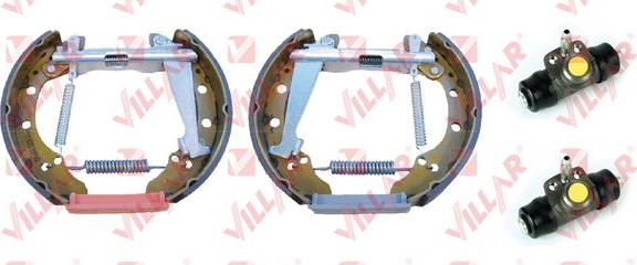 Villar 608.9226 - Комплект тормозных колодок, барабанные autospares.lv