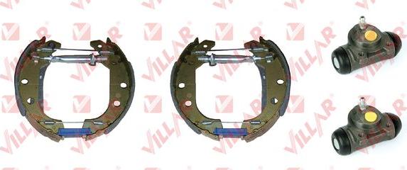 Villar 608.9273 - Комплект тормозных колодок, барабанные autospares.lv