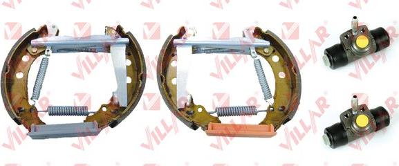 Villar 608.9799 - Комплект тормозных колодок, барабанные autospares.lv