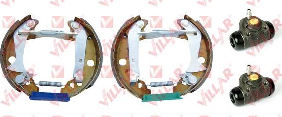 Villar 608.9777 - Комплект тормозных колодок, барабанные autospares.lv