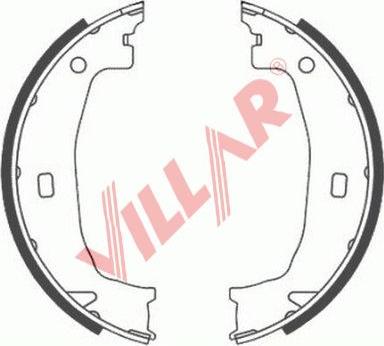 Villar 629.0811 - Комплект тормозов, ручник, парковка autospares.lv