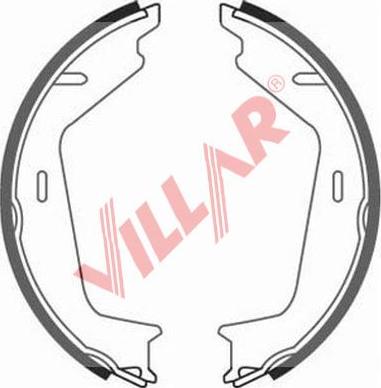 Villar 629.0830 - Комплект тормозов, ручник, парковка autospares.lv