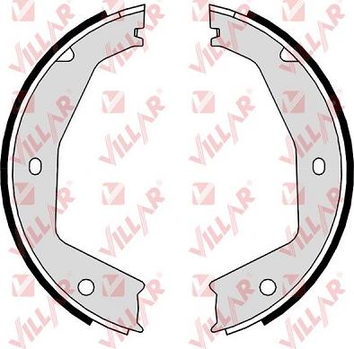 Villar 629.0241 - Комплект тормозов, ручник, парковка autospares.lv