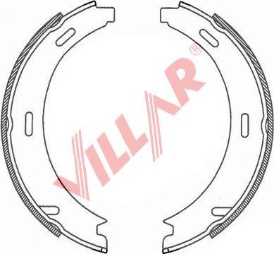 Villar 629.0746 - Комплект тормозов, ручник, парковка autospares.lv