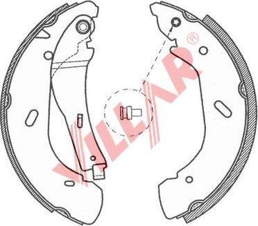 Villar 629.0788 - Комплект тормозных колодок, барабанные autospares.lv