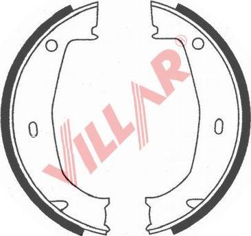 Villar 629.0730 - Комплект тормозов, ручник, парковка autospares.lv