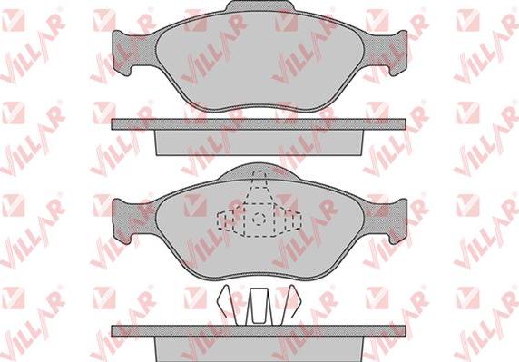 Villar 626.0949 - Тормозные колодки, дисковые, комплект autospares.lv