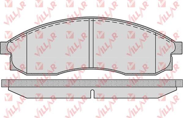 Villar 626.0942 - Тормозные колодки, дисковые, комплект autospares.lv