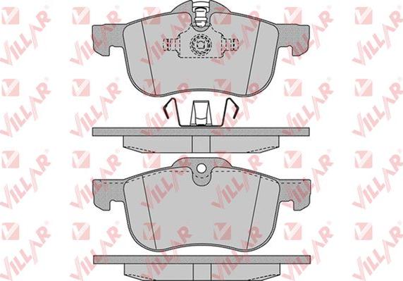 Villar 626.0952 - Тормозные колодки, дисковые, комплект autospares.lv