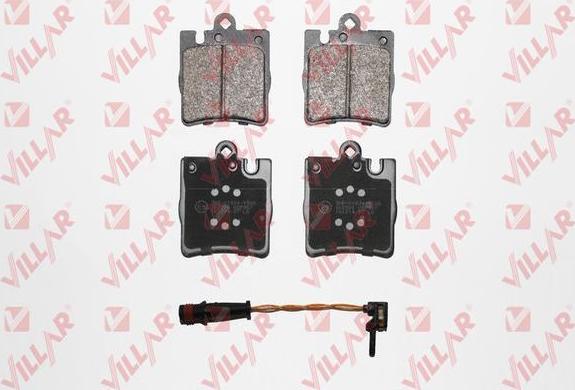 Villar 626.0957B - Тормозные колодки, дисковые, комплект autospares.lv