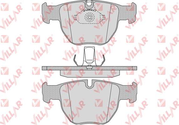 Villar 626.0909 - Тормозные колодки, дисковые, комплект autospares.lv