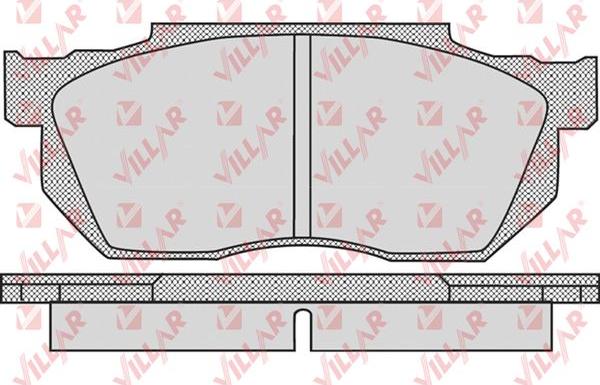 Villar 626.0919 - Тормозные колодки, дисковые, комплект autospares.lv