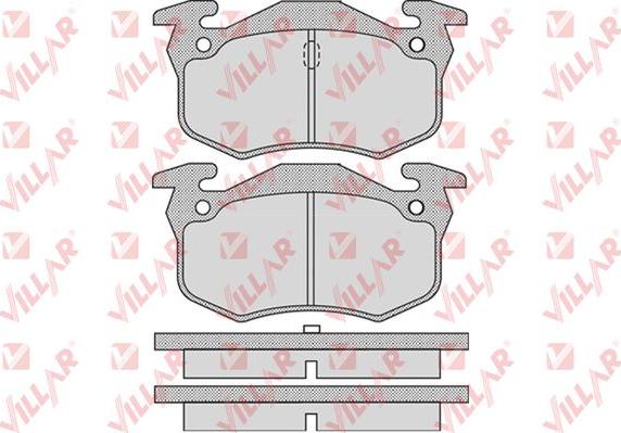 Villar 626.0914 - Тормозные колодки, дисковые, комплект autospares.lv