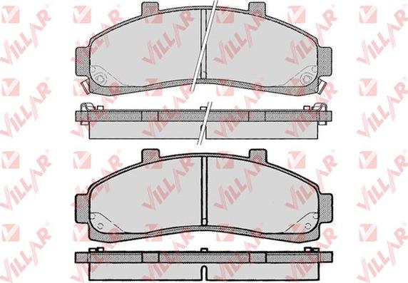 Hi-Q GP1264 - Тормозные колодки, дисковые, комплект autospares.lv