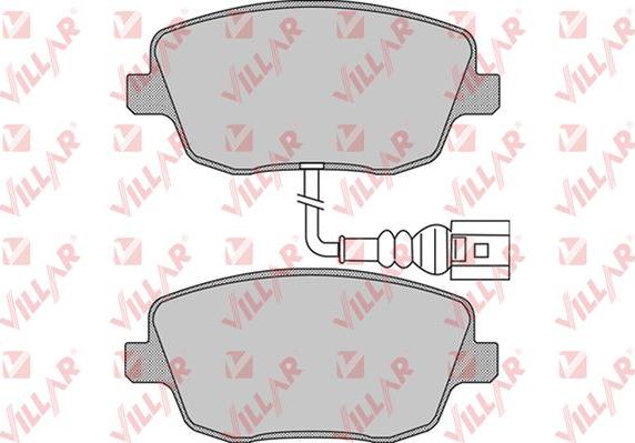 Villar 626.0973 - Тормозные колодки, дисковые, комплект autospares.lv