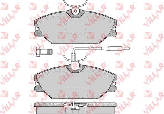 Villar 626.0445 - Тормозные колодки, дисковые, комплект autospares.lv