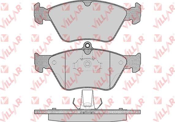 Villar 626.0465 - Тормозные колодки, дисковые, комплект autospares.lv