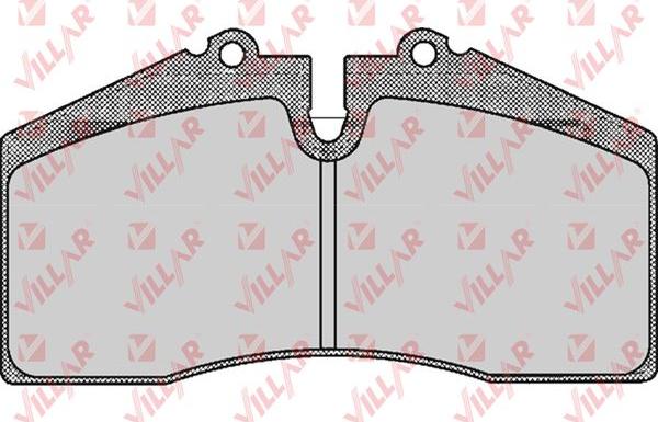 Villar 626.0466 - Тормозные колодки, дисковые, комплект autospares.lv