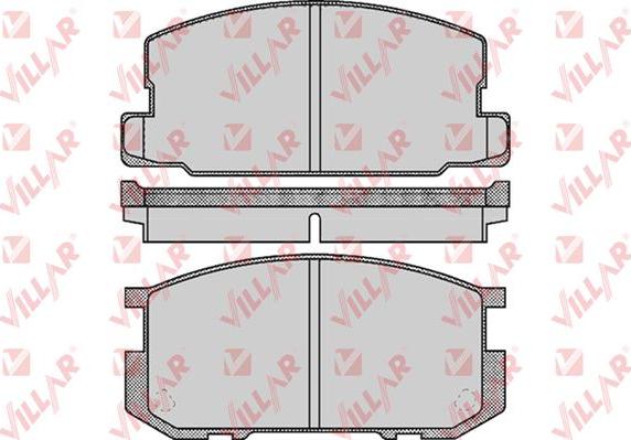 Villar 626.0416 - Тормозные колодки, дисковые, комплект autospares.lv