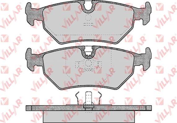 Villar 626.0418 - Тормозные колодки, дисковые, комплект autospares.lv