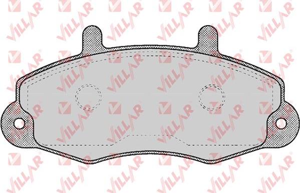 Villar 626.0481 - Тормозные колодки, дисковые, комплект autospares.lv