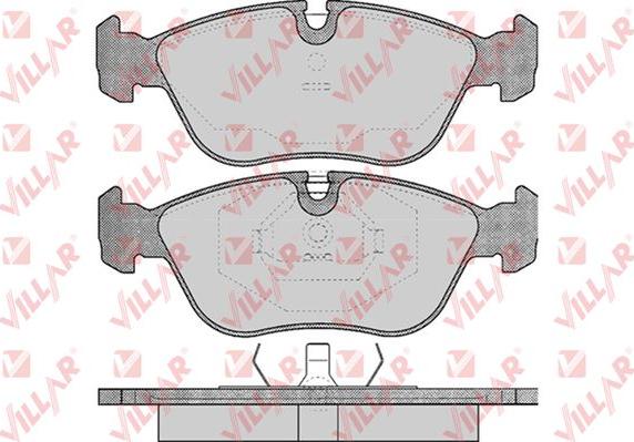 Villar 626.0436 - Тормозные колодки, дисковые, комплект autospares.lv