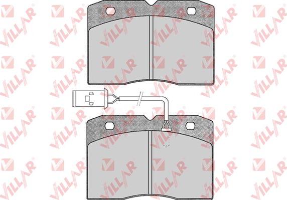 Villar 626.0425 - Тормозные колодки, дисковые, комплект autospares.lv