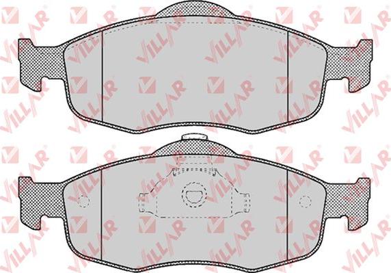 Villar 626.0471 - Тормозные колодки, дисковые, комплект autospares.lv