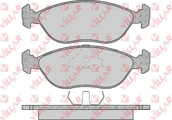 Villar 626.0592 - Тормозные колодки, дисковые, комплект autospares.lv