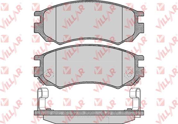 Villar 626.0548 - Тормозные колодки, дисковые, комплект autospares.lv