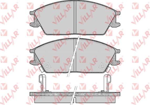 Villar 626.0542 - Тормозные колодки, дисковые, комплект autospares.lv